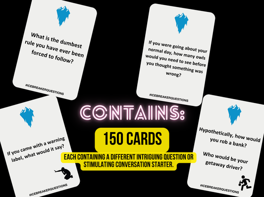 The Best Icebreaker Questions - Card Game™