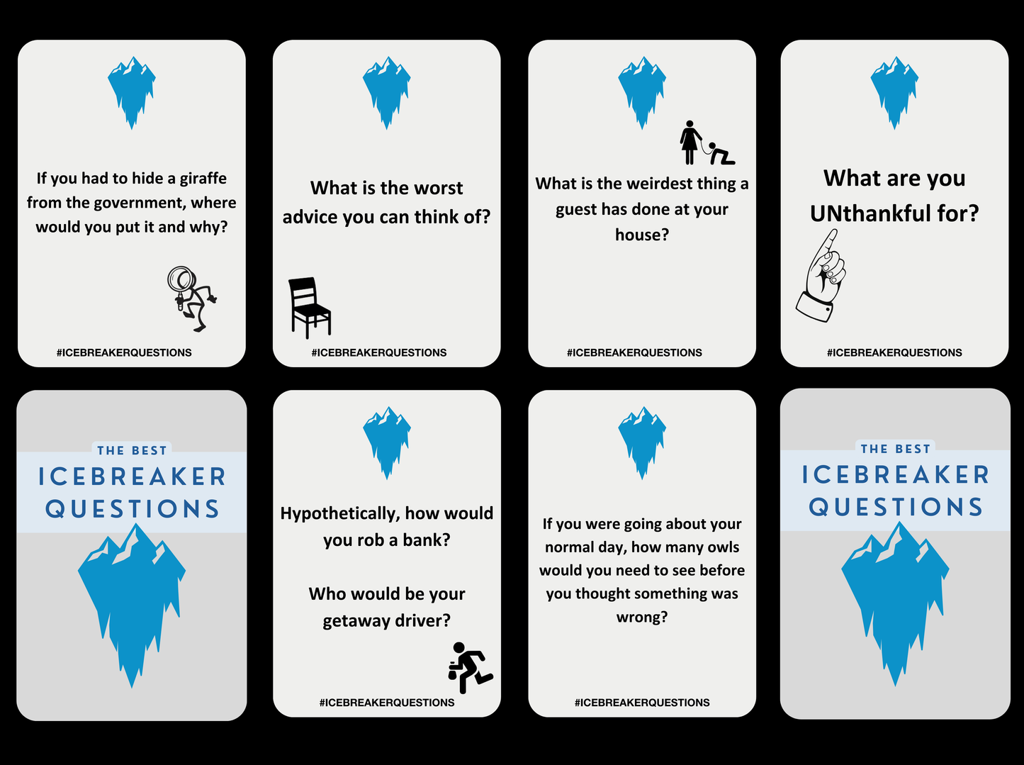 The Best Icebreaker Questions - Card Game™