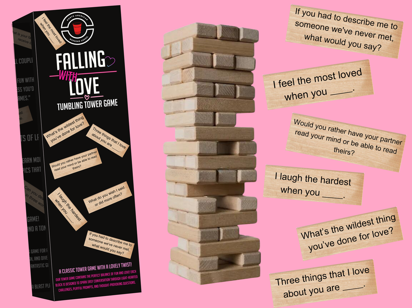 Falling with Love - Tumbling Tower Game™