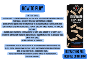 
                  
                    IceBreaker Questions - Tumbling Tower Game™
                  
                