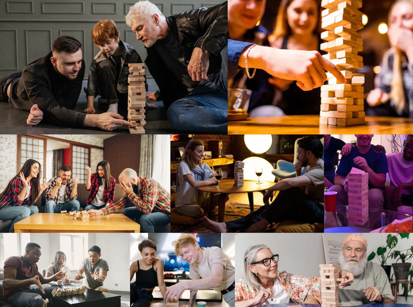 IceBreaker Questions - Tumbling Tower Game™