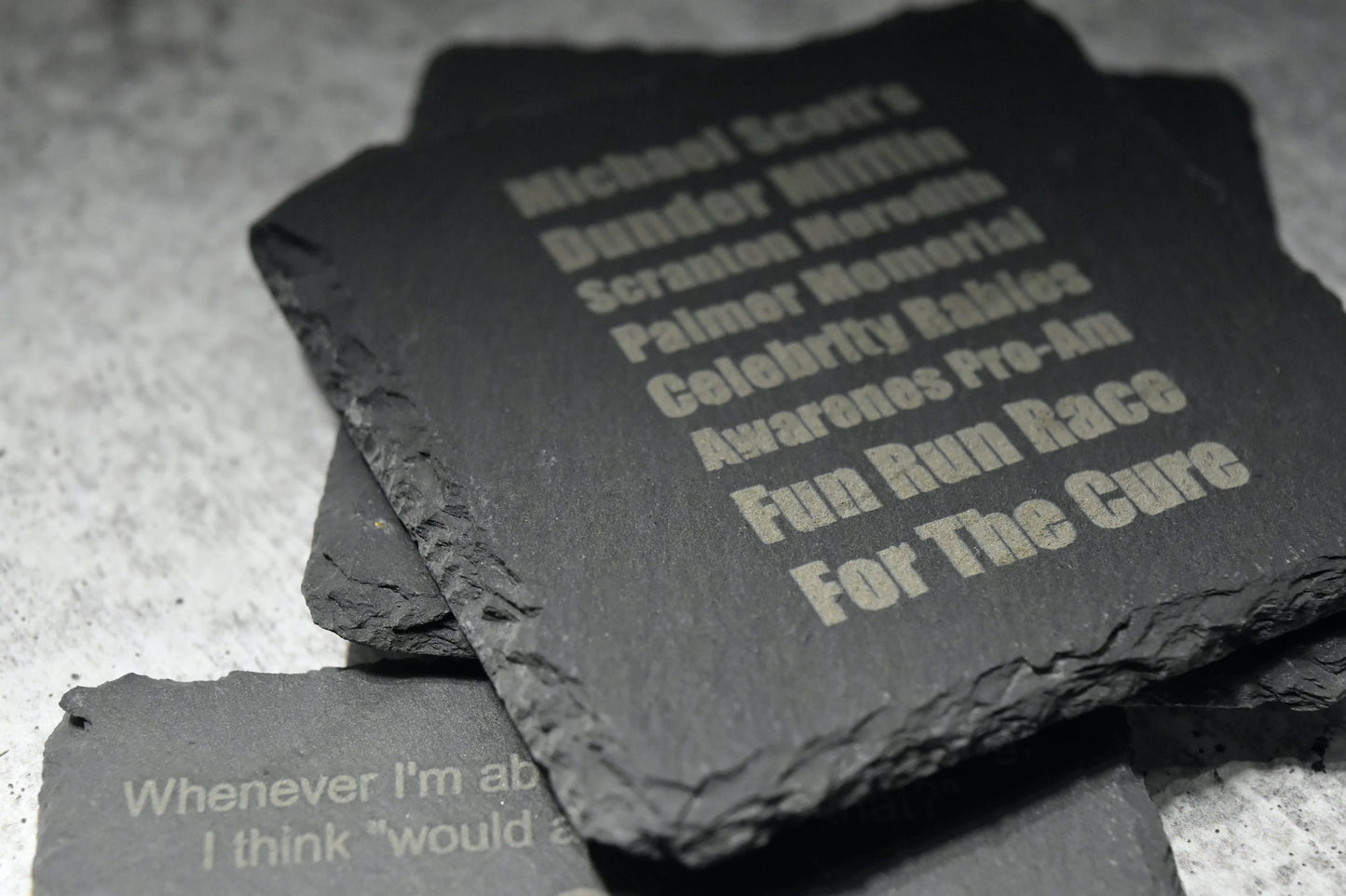 Custom Slate Coasters