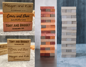 
                  
                    Couple's Custom - Personalized Tower Game
                  
                